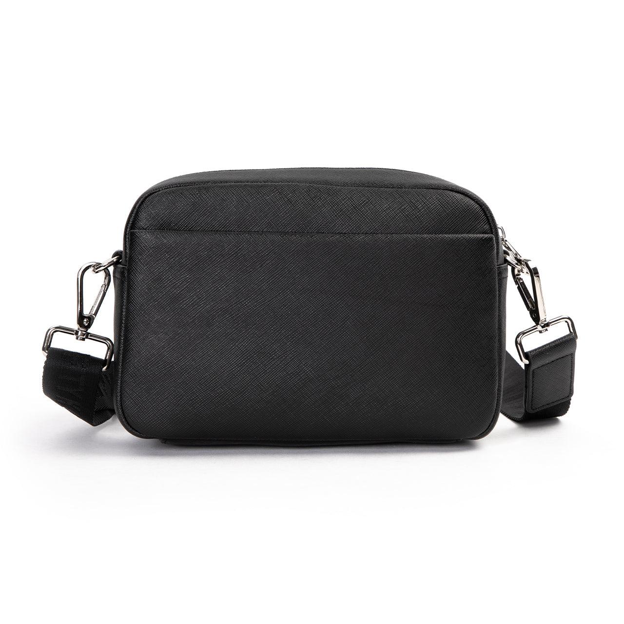 Fifty Karats Quest Messenger Leather Bag Back