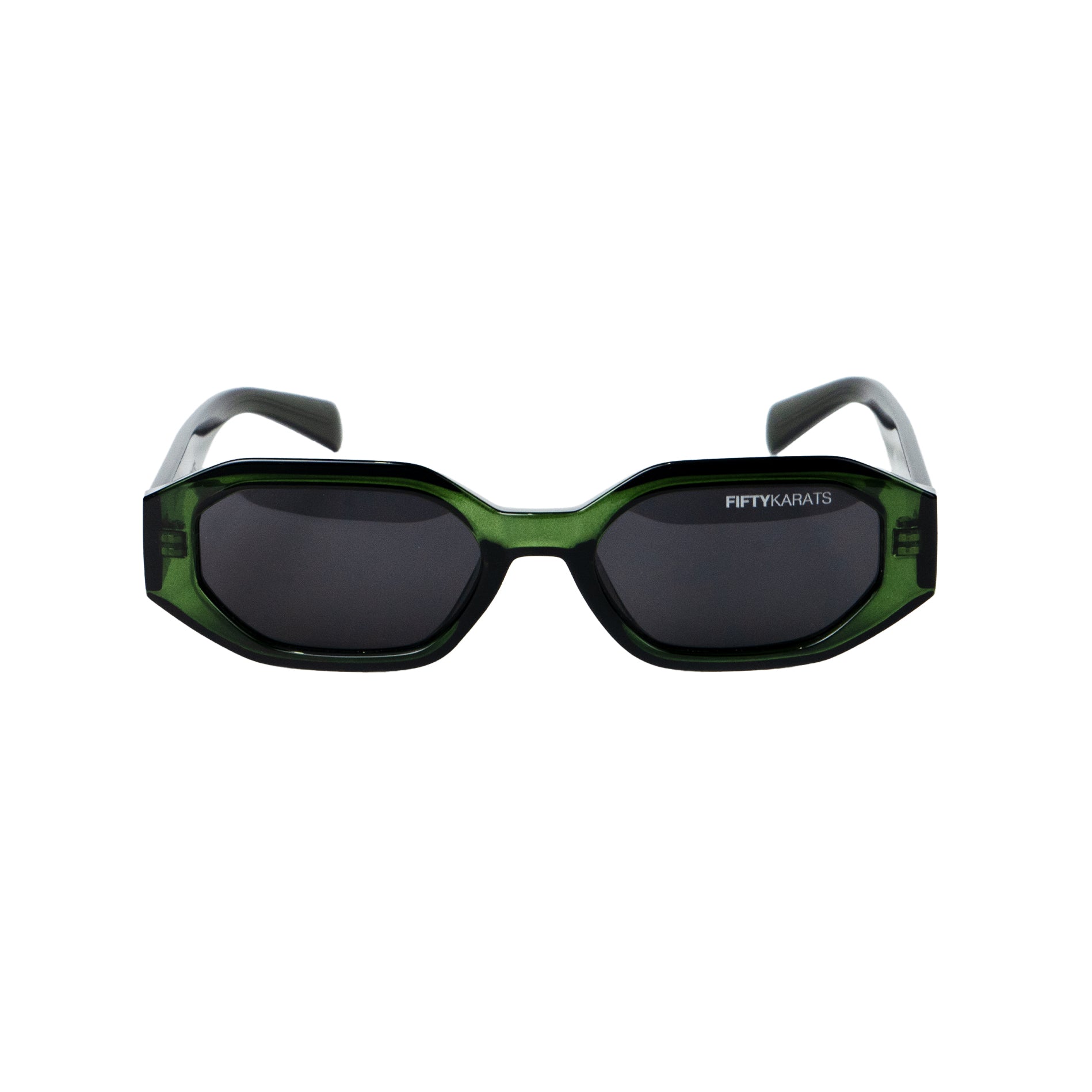 Emerald Green Blackjack Sunglasses Front