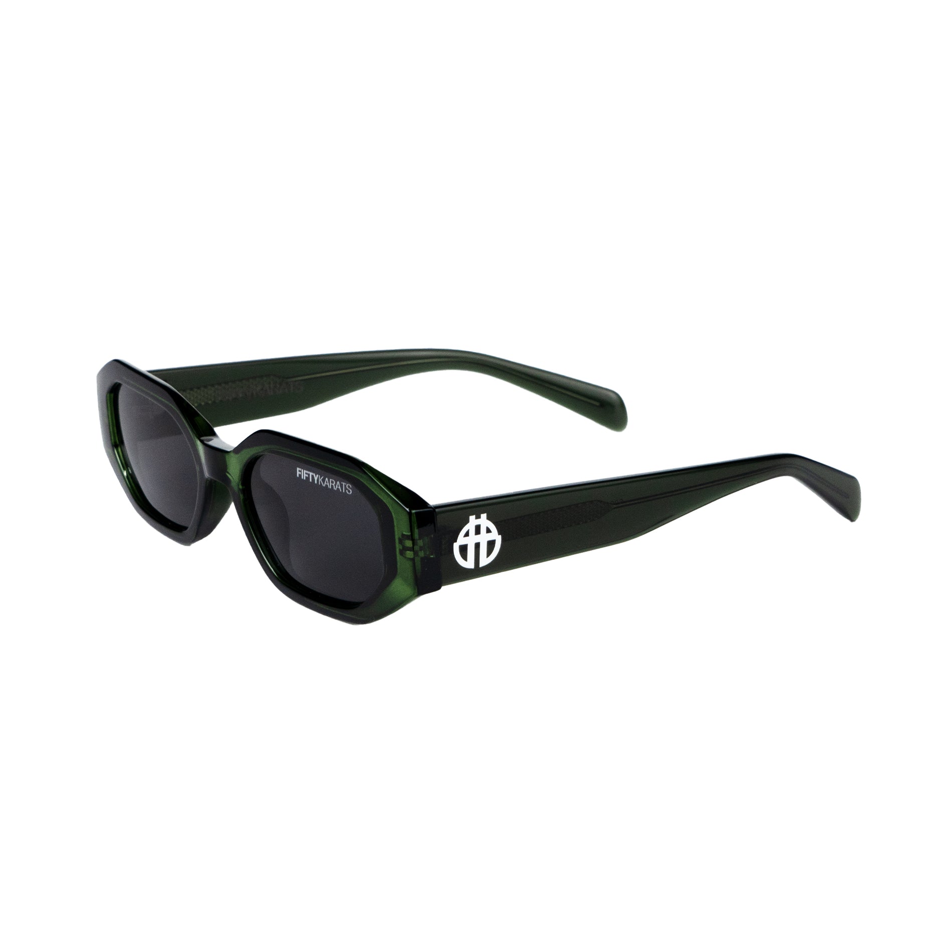 Emerald Green Blackjack Sunglasses Side