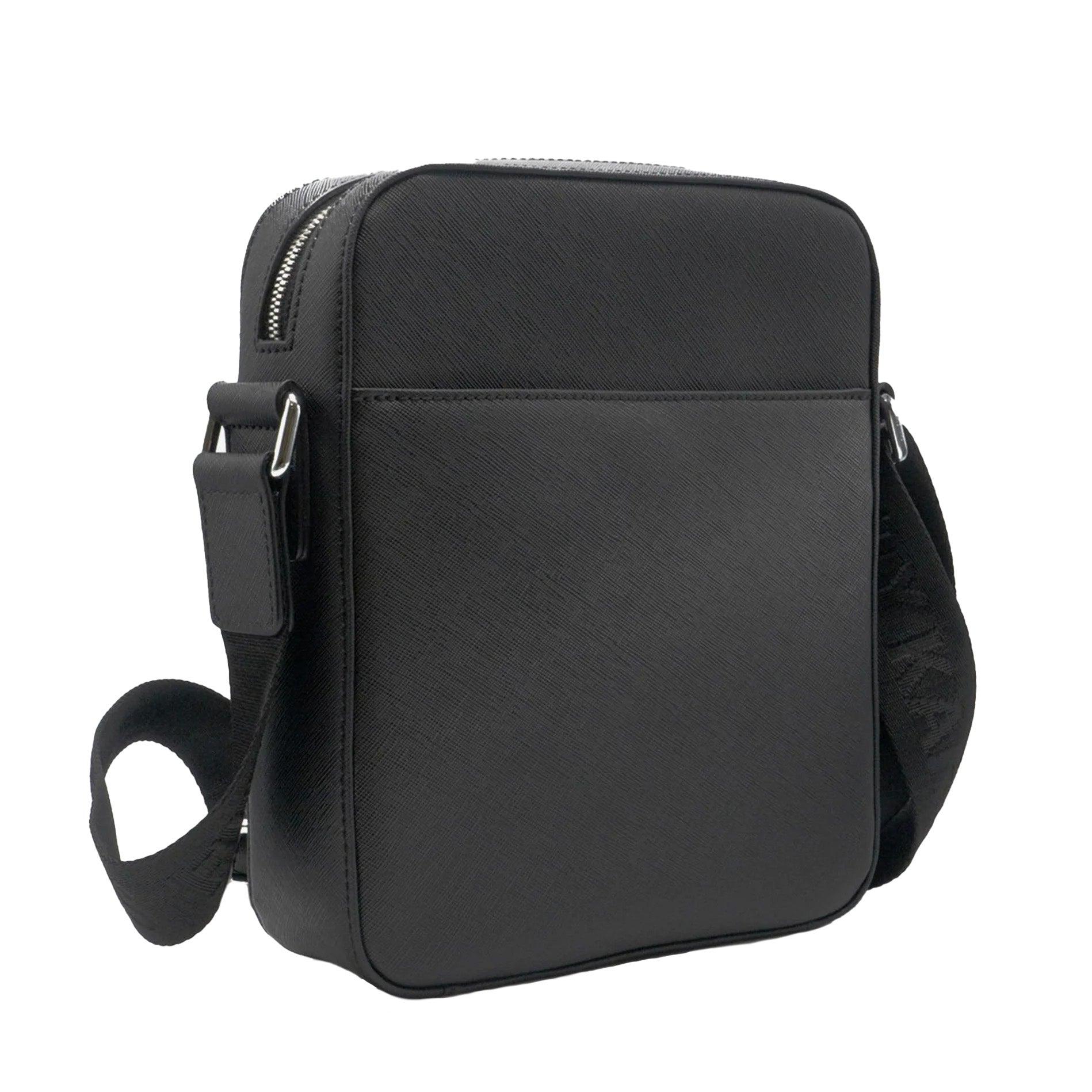 Black Fifty Karats Explorer Messenger Bag Back