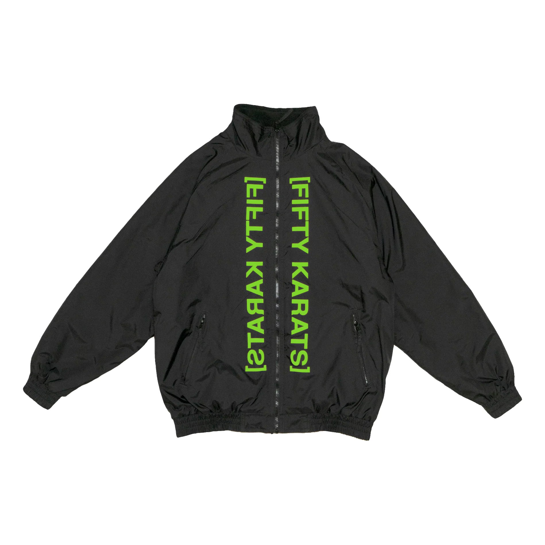 Make Money Not Friends Jacket - Black/Neon