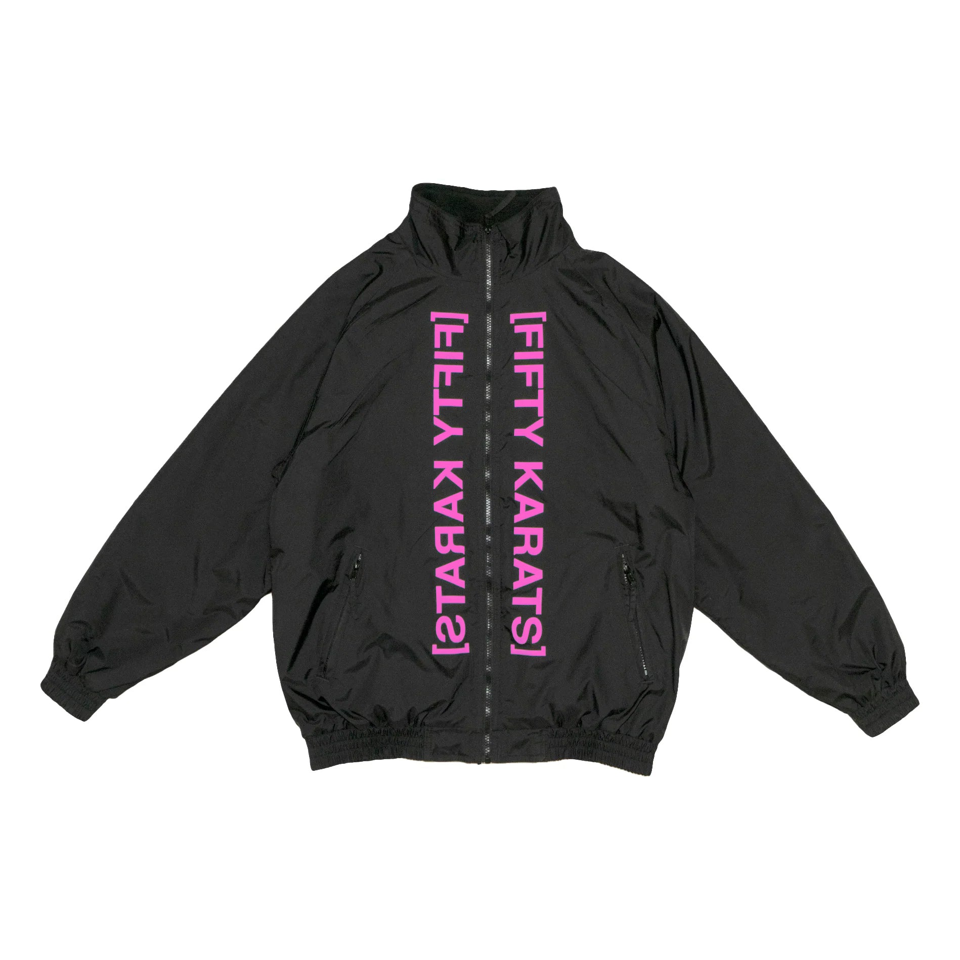 Make Money Not Friends Jacket - Black/Pink