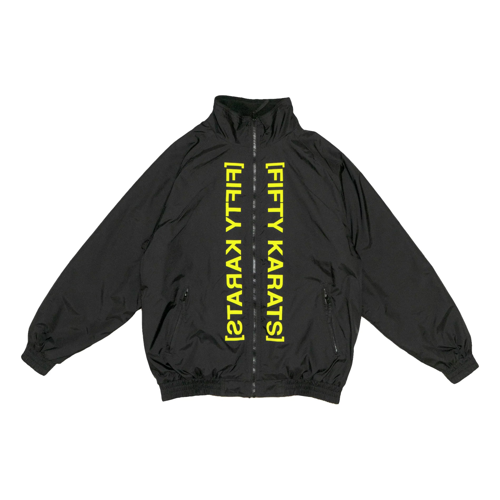 Make Money Not Friends Jacket - Black/Yellow