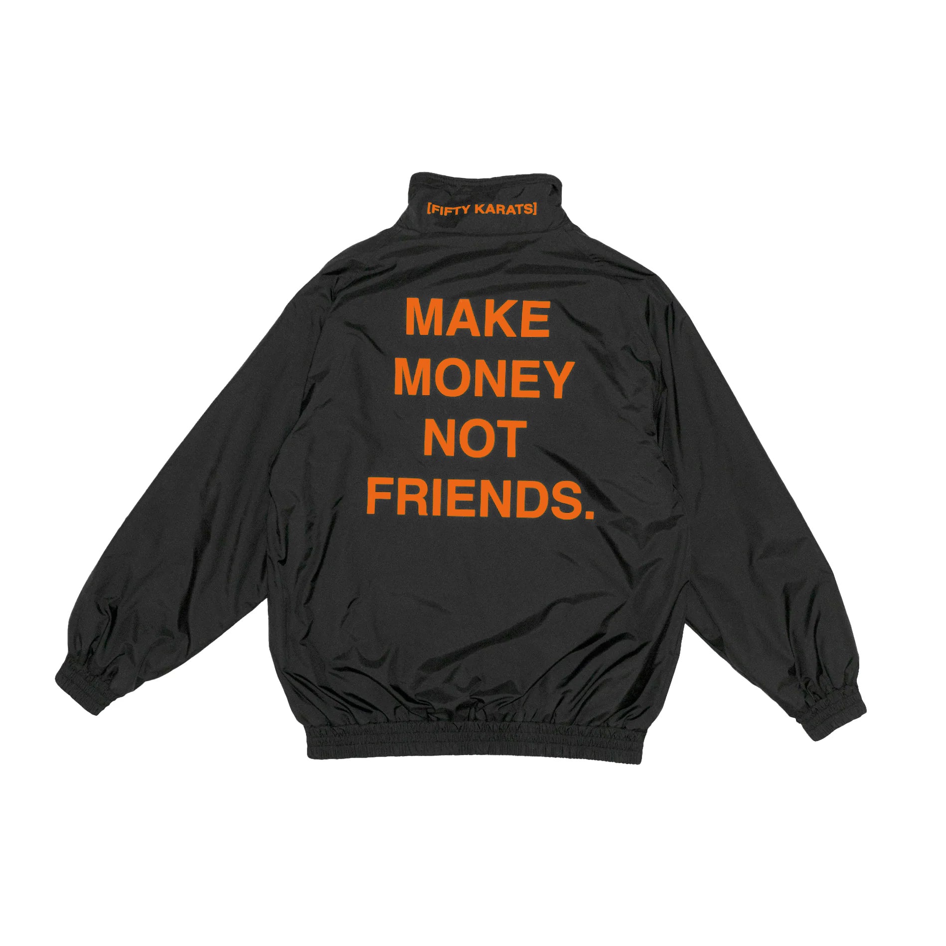 Make Money Not Friends Jacket II - Black/Orange