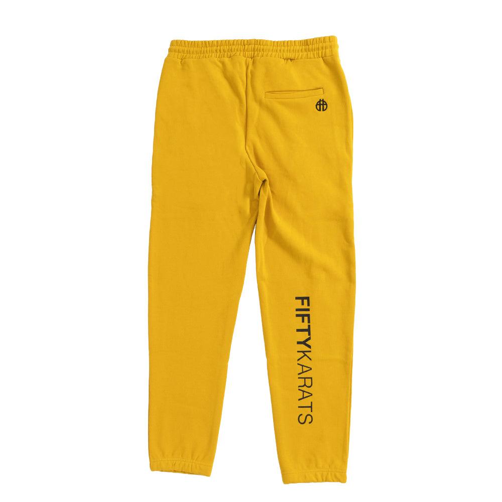 Fifty Karats Sweatpants - Yellow