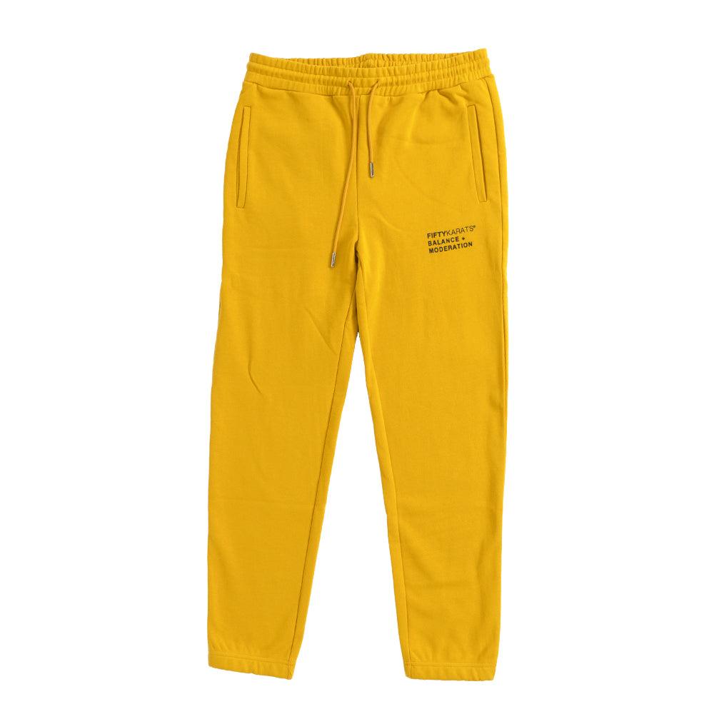 Fifty Karats Sweatpants - Yellow