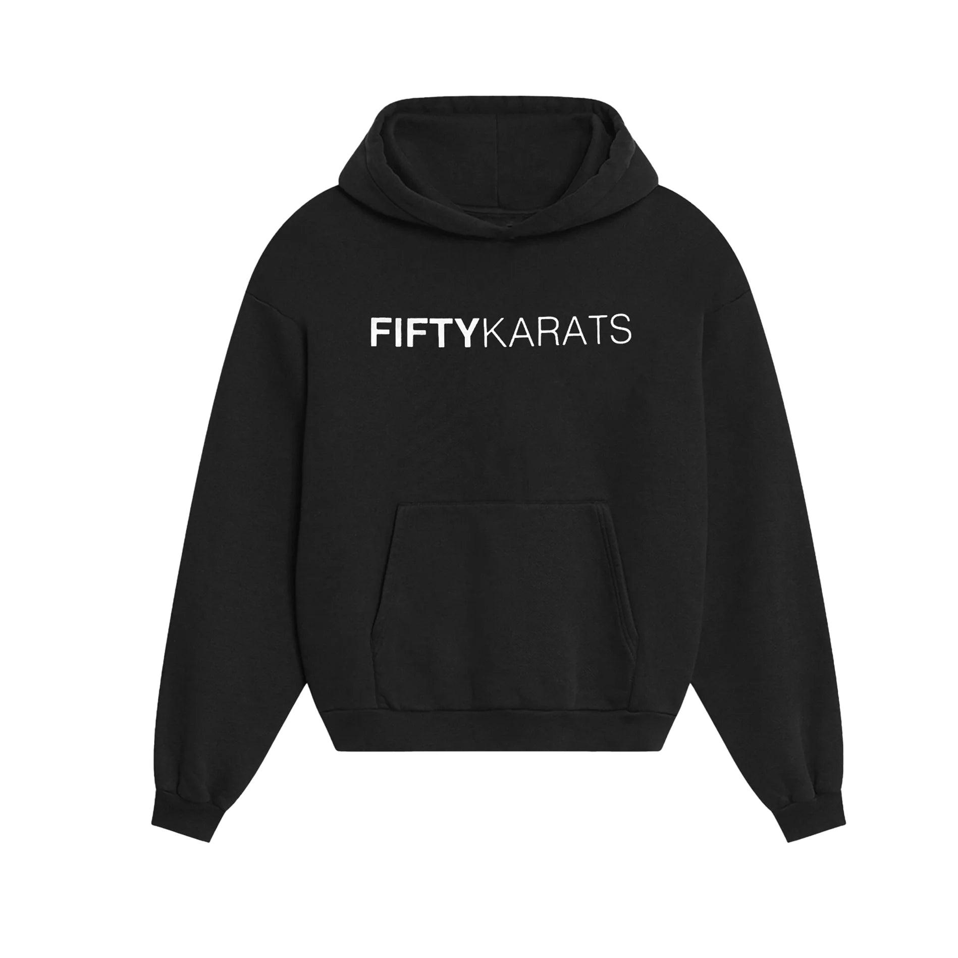 Make Money Not Friends Hoodie with Fifty Karats logo on front