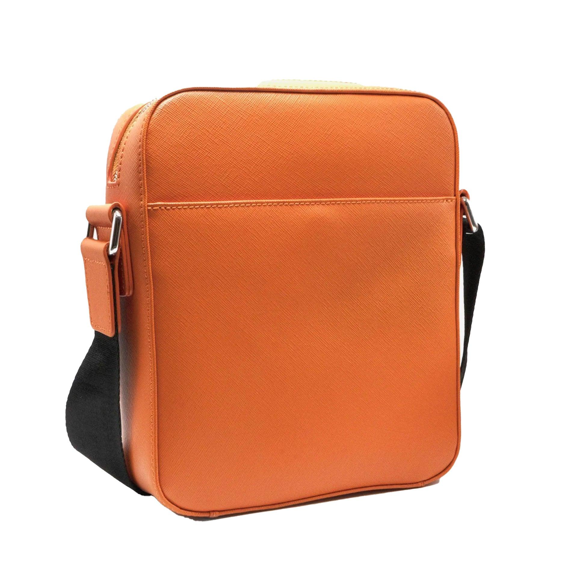 Orange Fifty Karats Explorer Messenger Bag Back