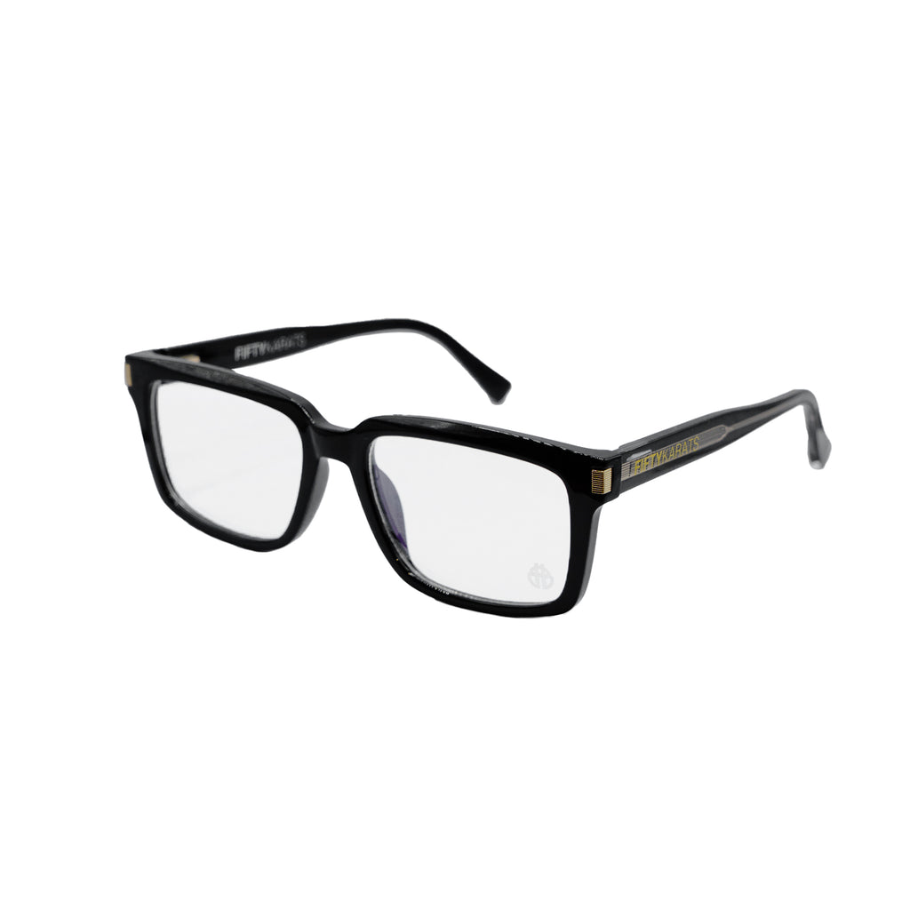 Tycoon Glasses - Black - Fifty Karats 
