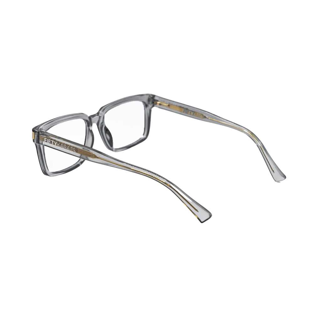 Tycoon Glasses - Clear - Fifty Karats 