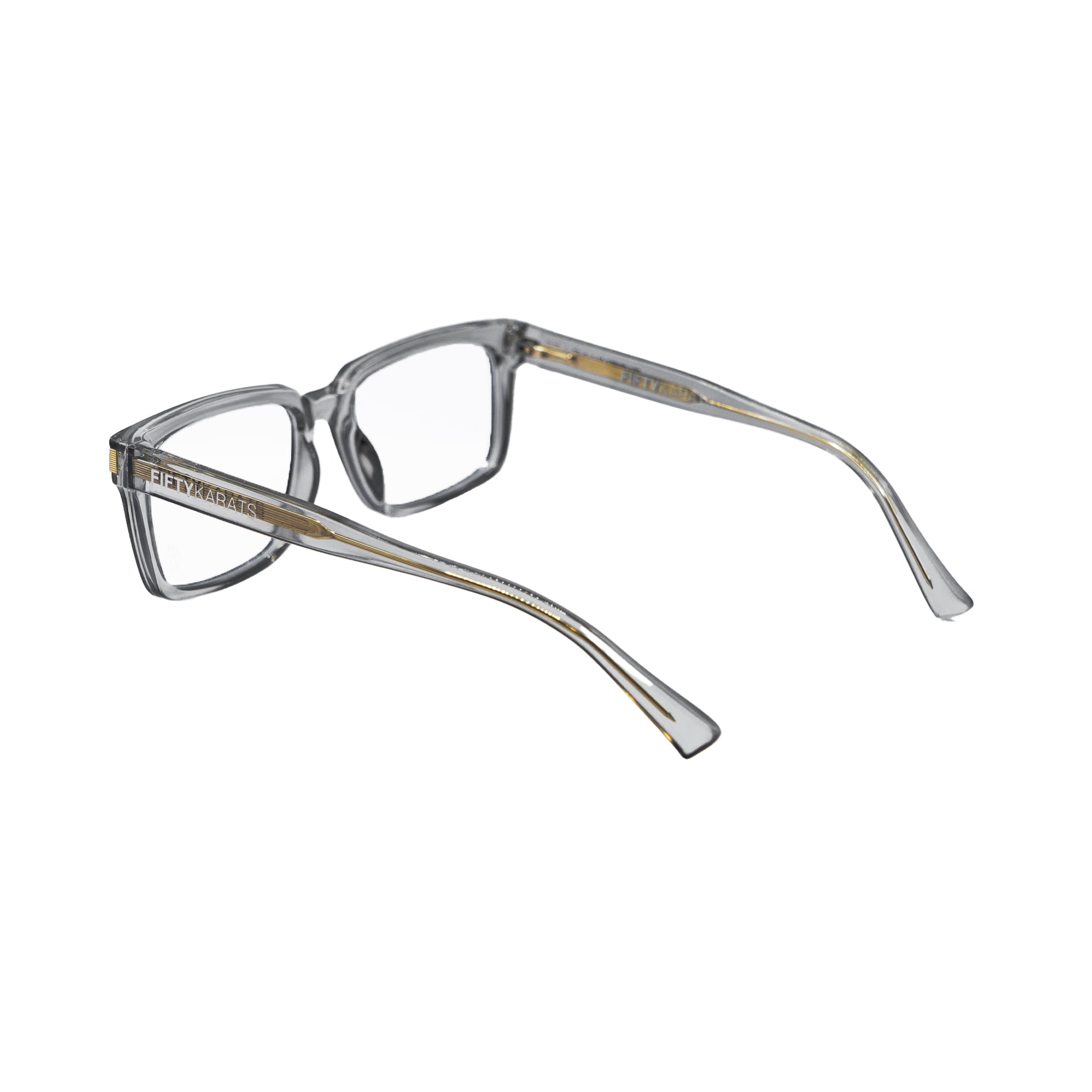 Tycoon Glasses - Clear - Fifty Karats 