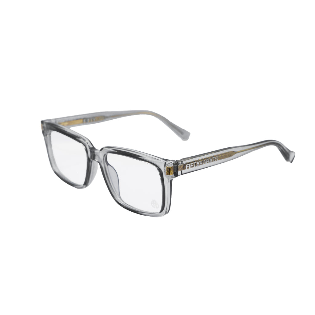 Tycoon Glasses - Clear - Fifty Karats 