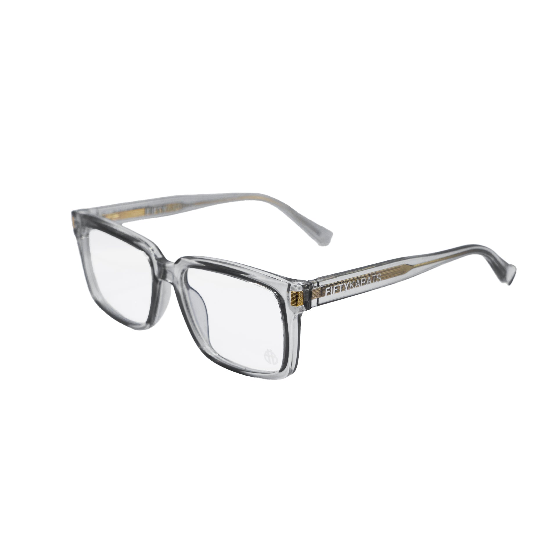 Tycoon Glasses - Clear - Fifty Karats 